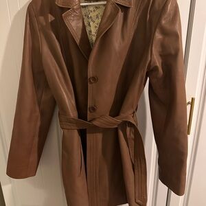 Scully Women's Tan Leather Jacket